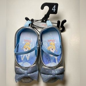 Blue Baby Girl Shows - Size 4 - NEW